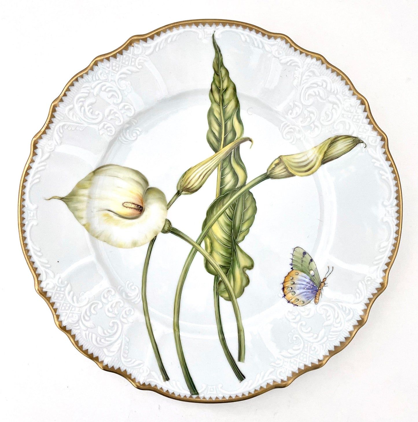 BA10 - Botanical Art Dinner Plate