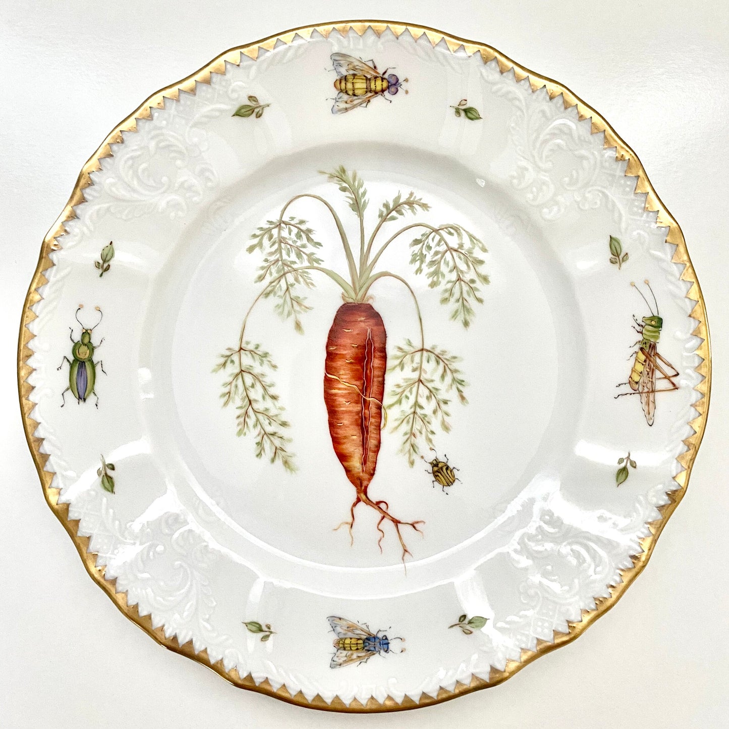 #76 Hand Painted Salad Plate