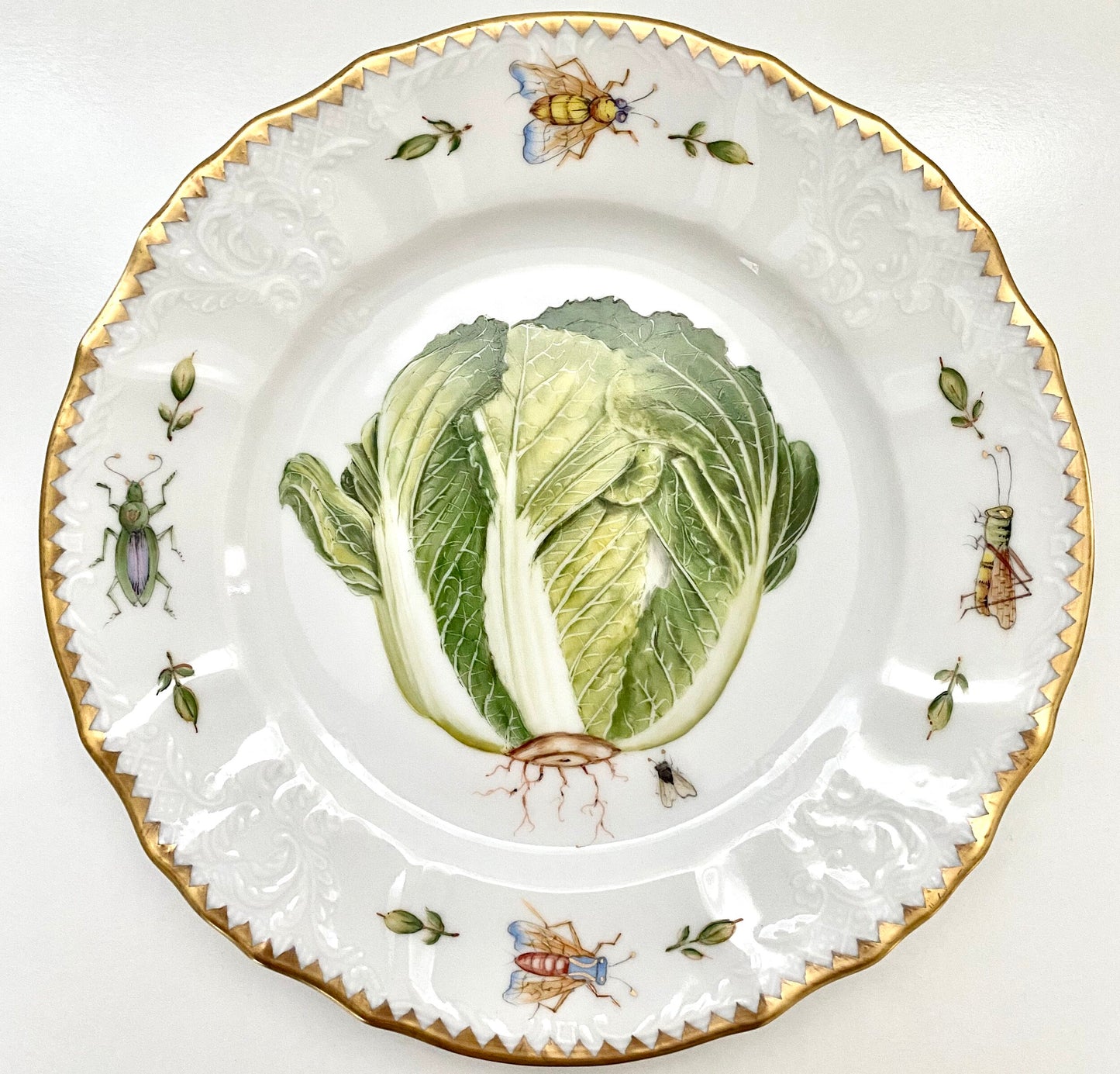 #79 Hand Painted Salad Plate