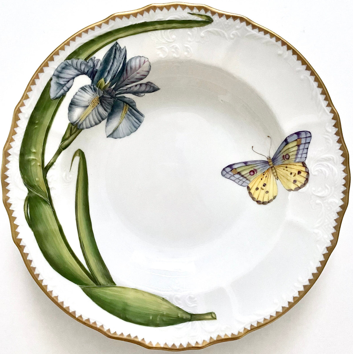 AW207 - Botanical Art Soup/Pasta Plate