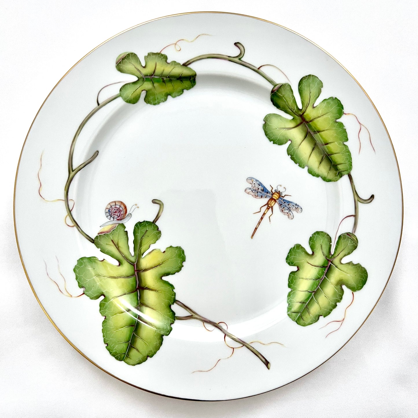 GL1 - Green Leaves Dinner Plate