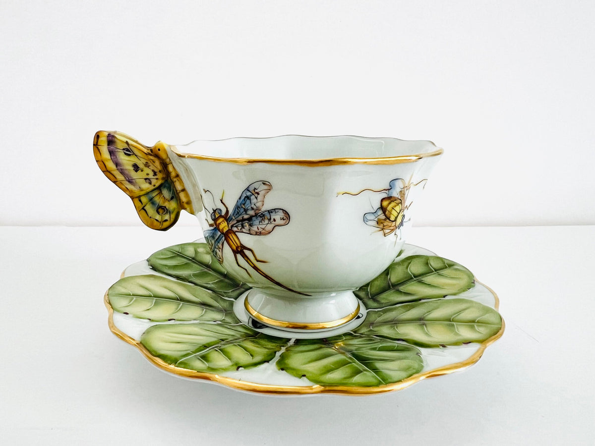 BH45 - Butterfly Handle Cup and Saucer