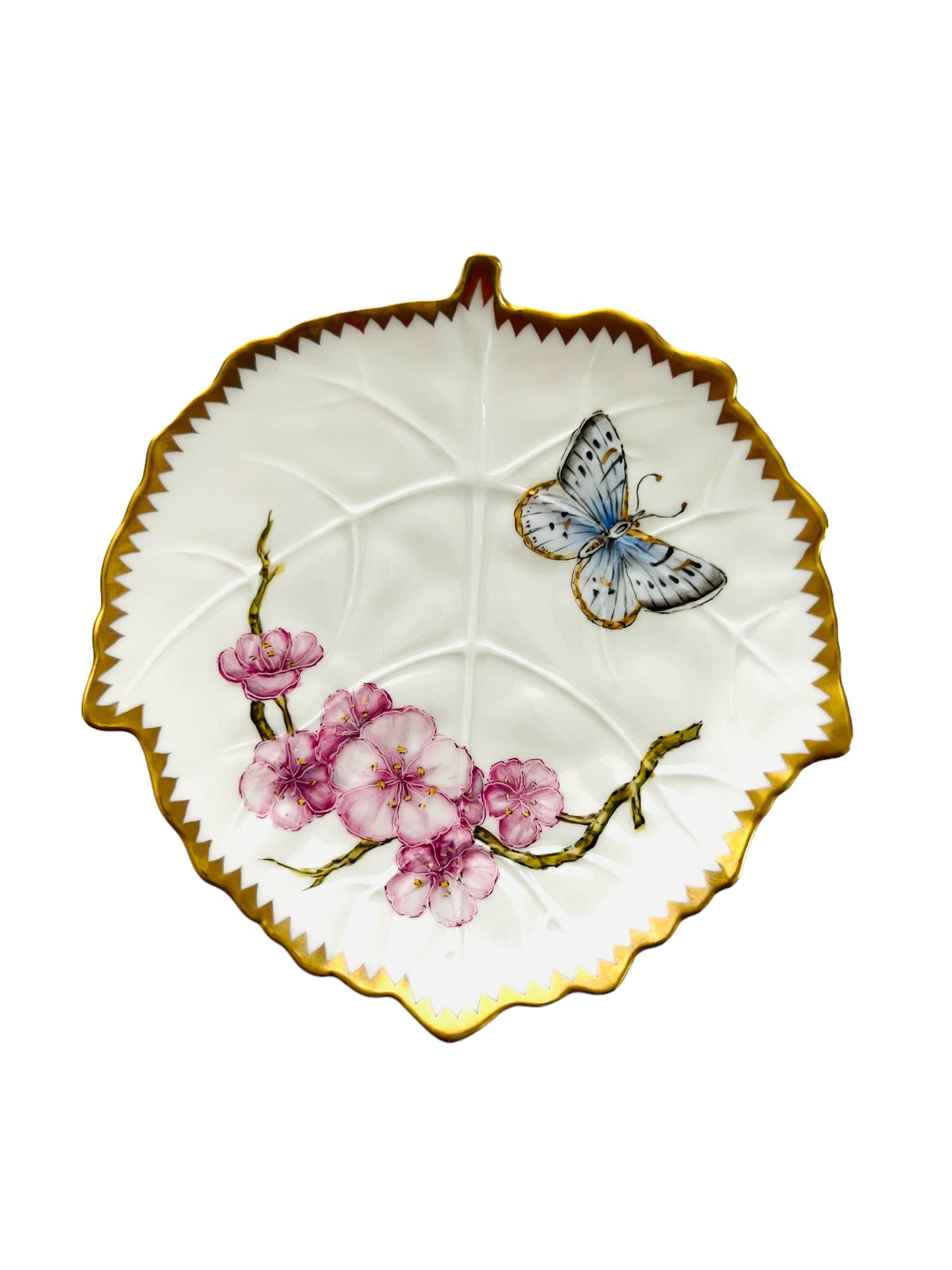 JC4 - Cherry Blossom Small Leaf Shaped Dish