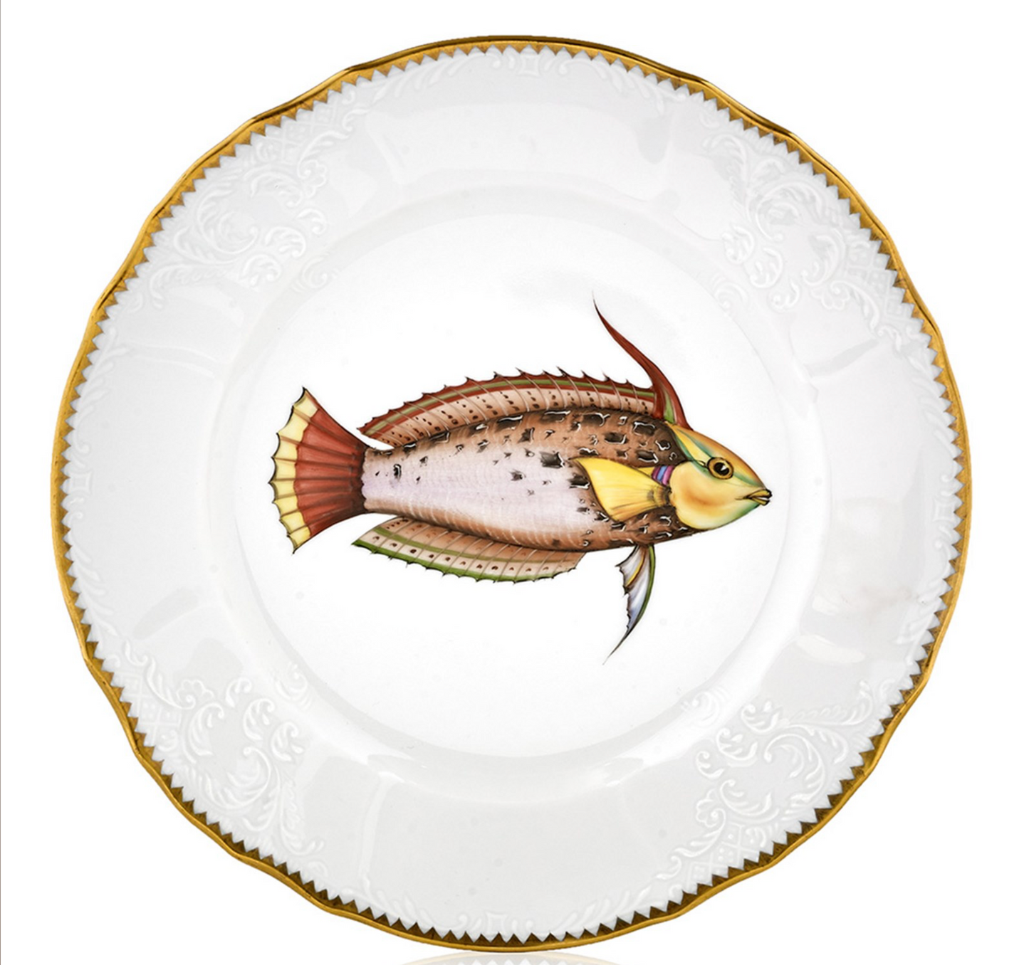 AW277 - Fish Dinner Plate