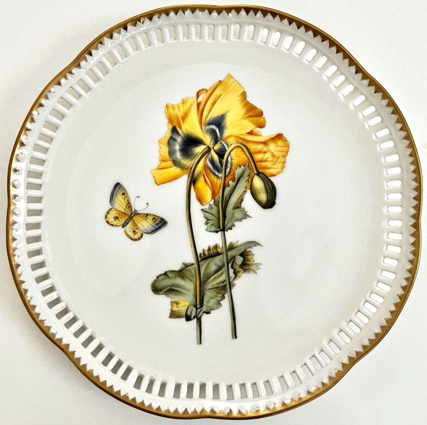 YFPP1 - Yellow Flower Pierced Plate