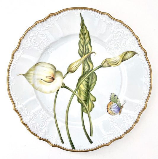 BA10 - Botanical Art Dinner Plate