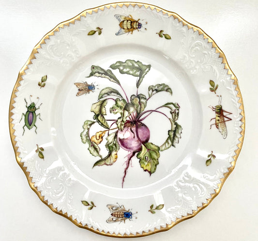 #78 Hand Painted Salad Plate