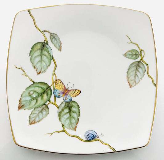 AD81 - Green Leaves Salad/Dessert Plate