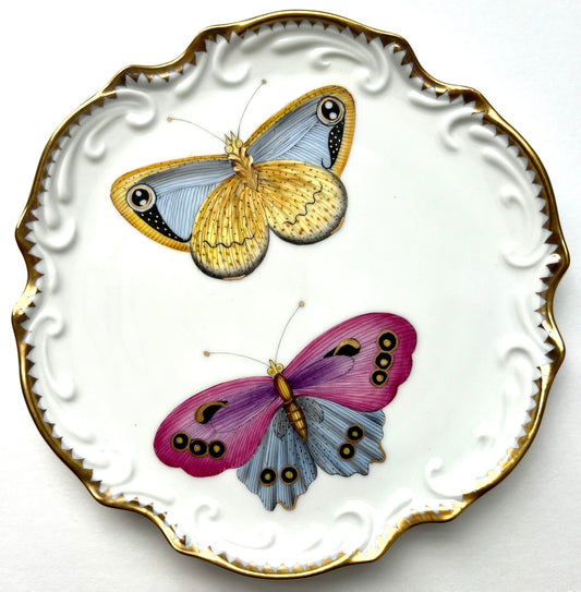 VVL9 - Exotic Butterflies Appetizer/Bread & Butter Plate