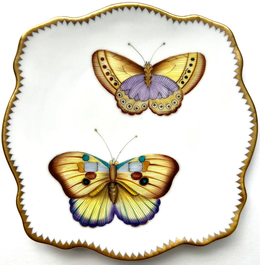 VVL22- Exotic Butterflies Appetizer/Bread & Butter Plate