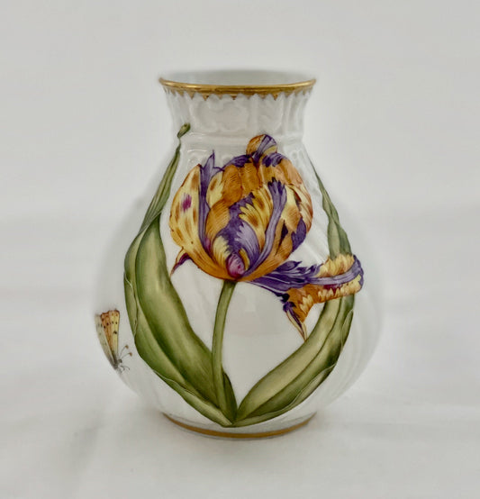 YPF2 - Yellow/Purple Tulip Bud Vase