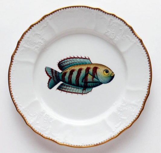 AW537 - Fish Dinner Plate