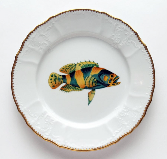 AW272 - Fish Dinner Plate