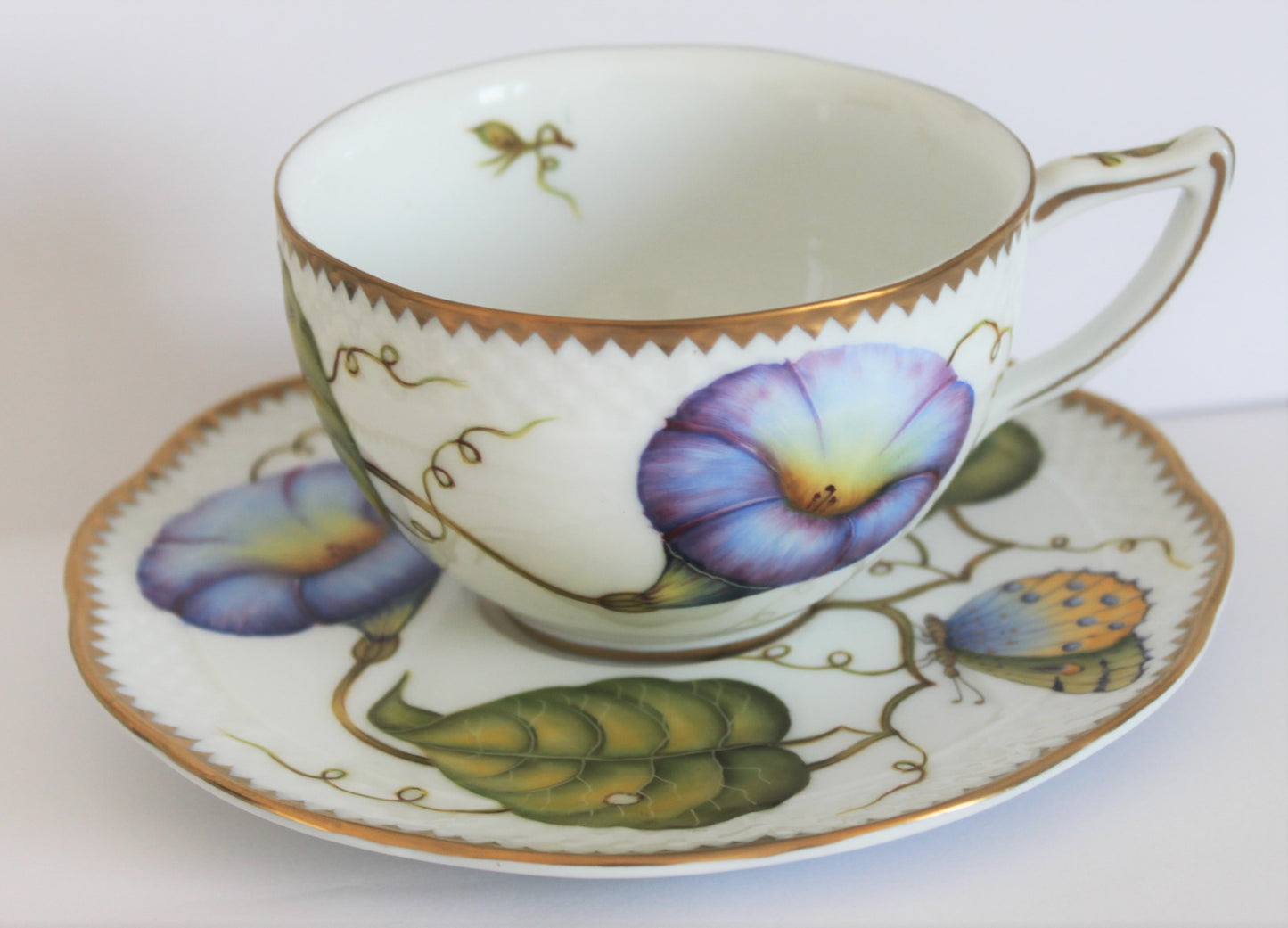 ZE25 - Morning Glory Cup and Saucer