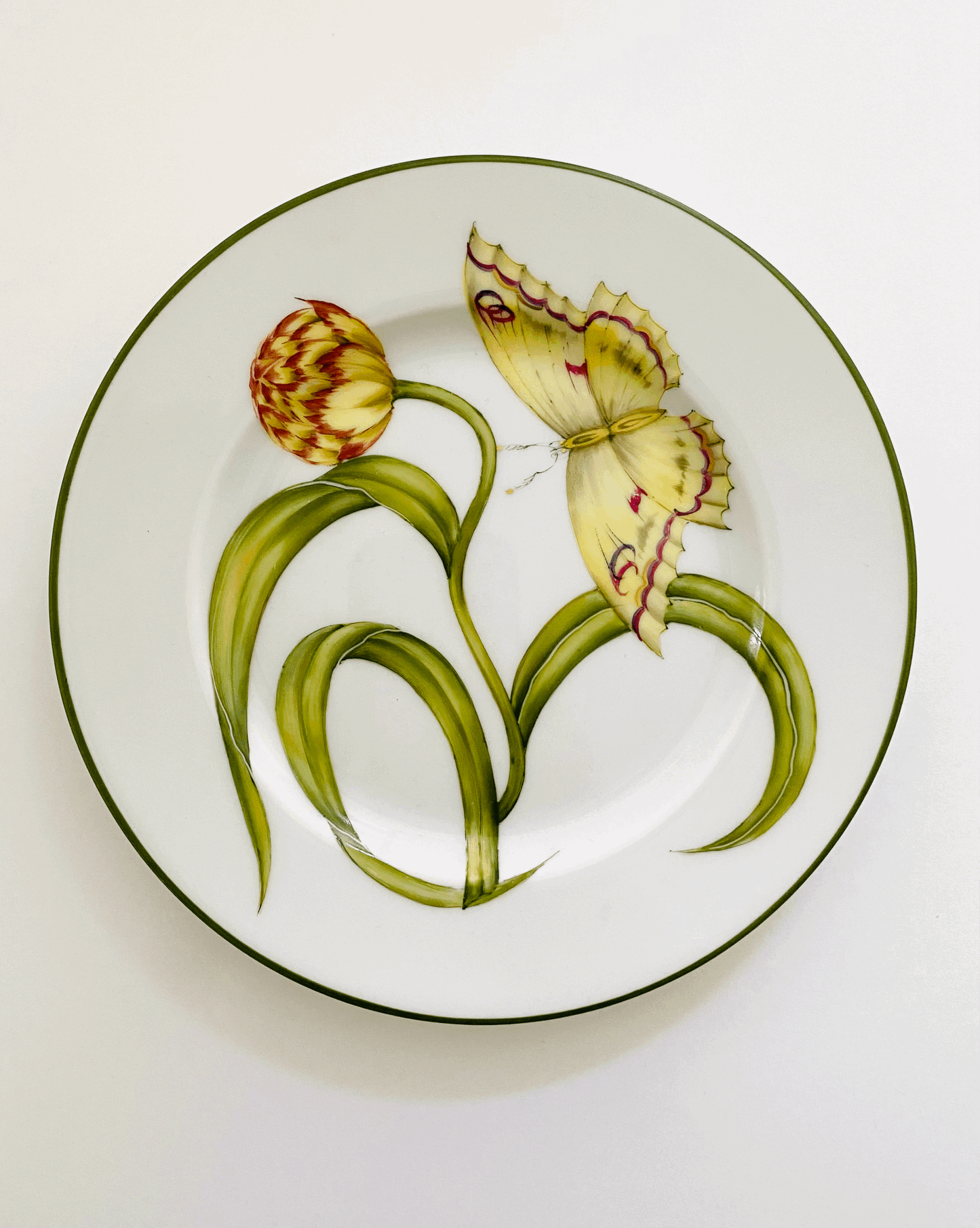 AM87 - Yellow Flower Appetizer/Bread and Butter Plate