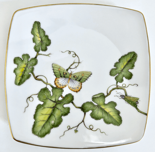 AD80 - Green Leaves Salad/Dessert Plate